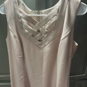Elegant Pink Sleeveless Dress